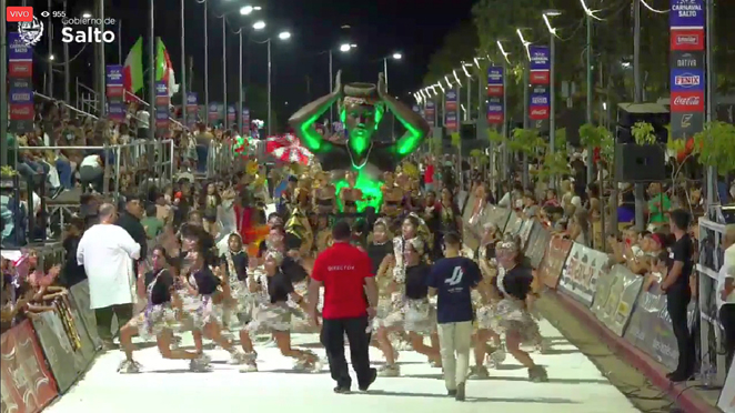 Vea el Desfile Inaugural de Escuelas de Samba primera noche: Transmisión Oficial Gobierno de Salto