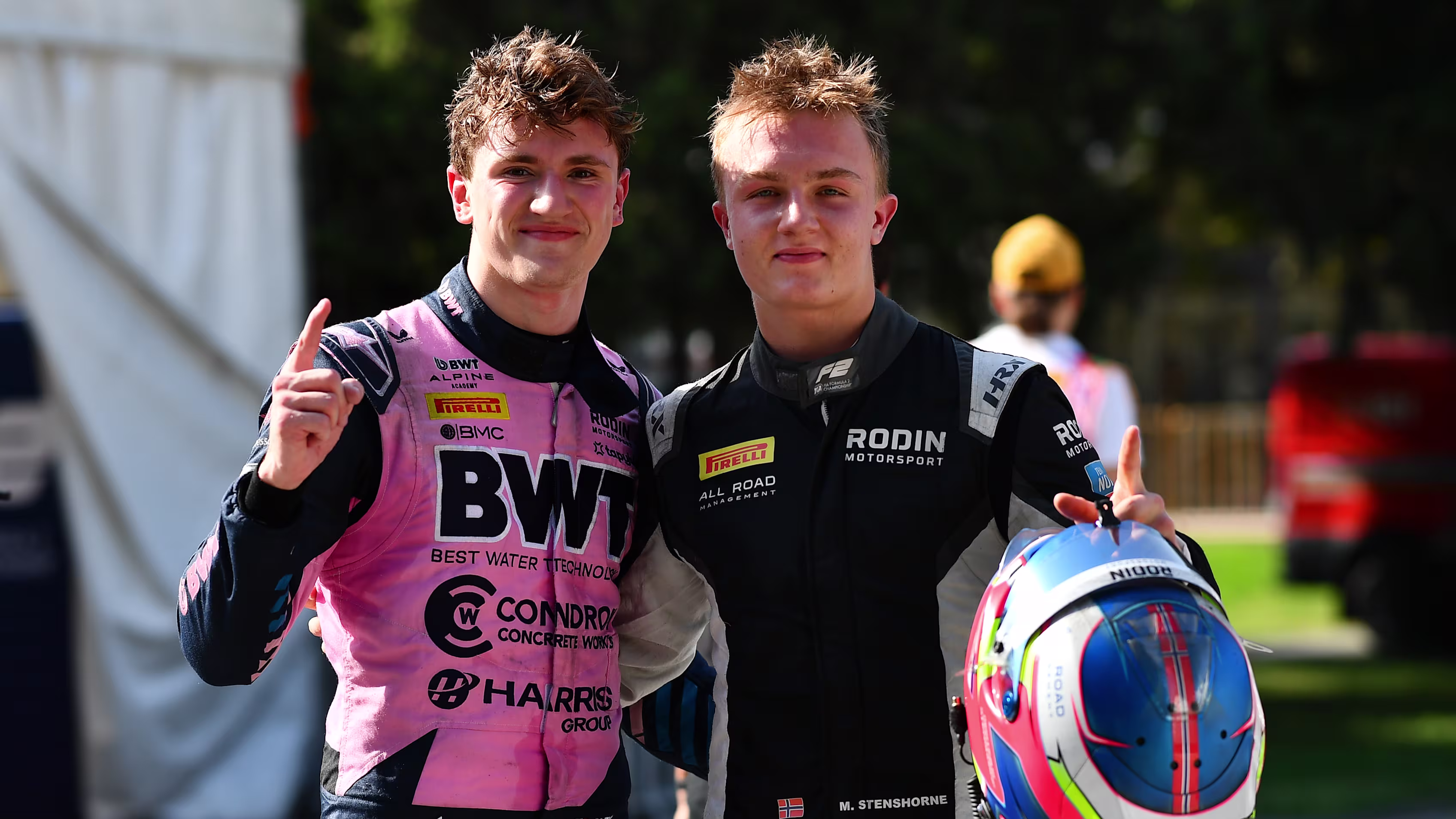 F2: Rodin arrasa en la clasificación de Bakú con Dunne en lo más alto en la Q1, mientras que Stenshorne consigue la pole en la Q2.