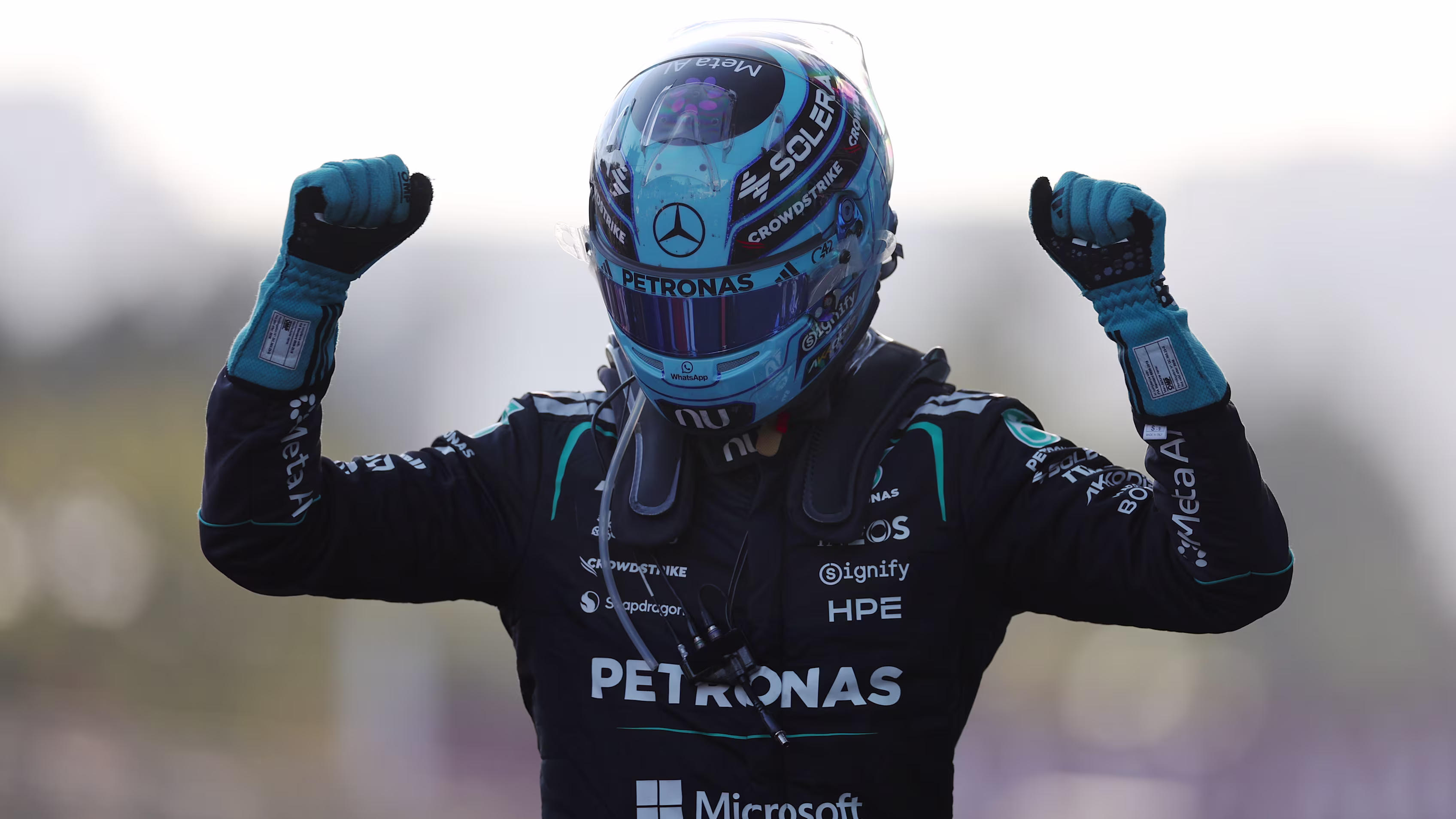 F1: Russell se impone por la mínima a Verstappen