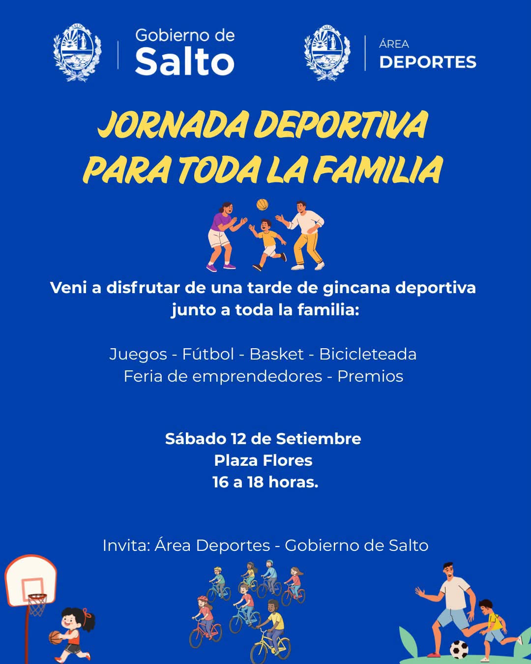 Jornada deportiva para toda la familia se realizará este sábado en Plaza Flores Jornada deportiva para toda la familia se realizará este sábado en Plaza Flores