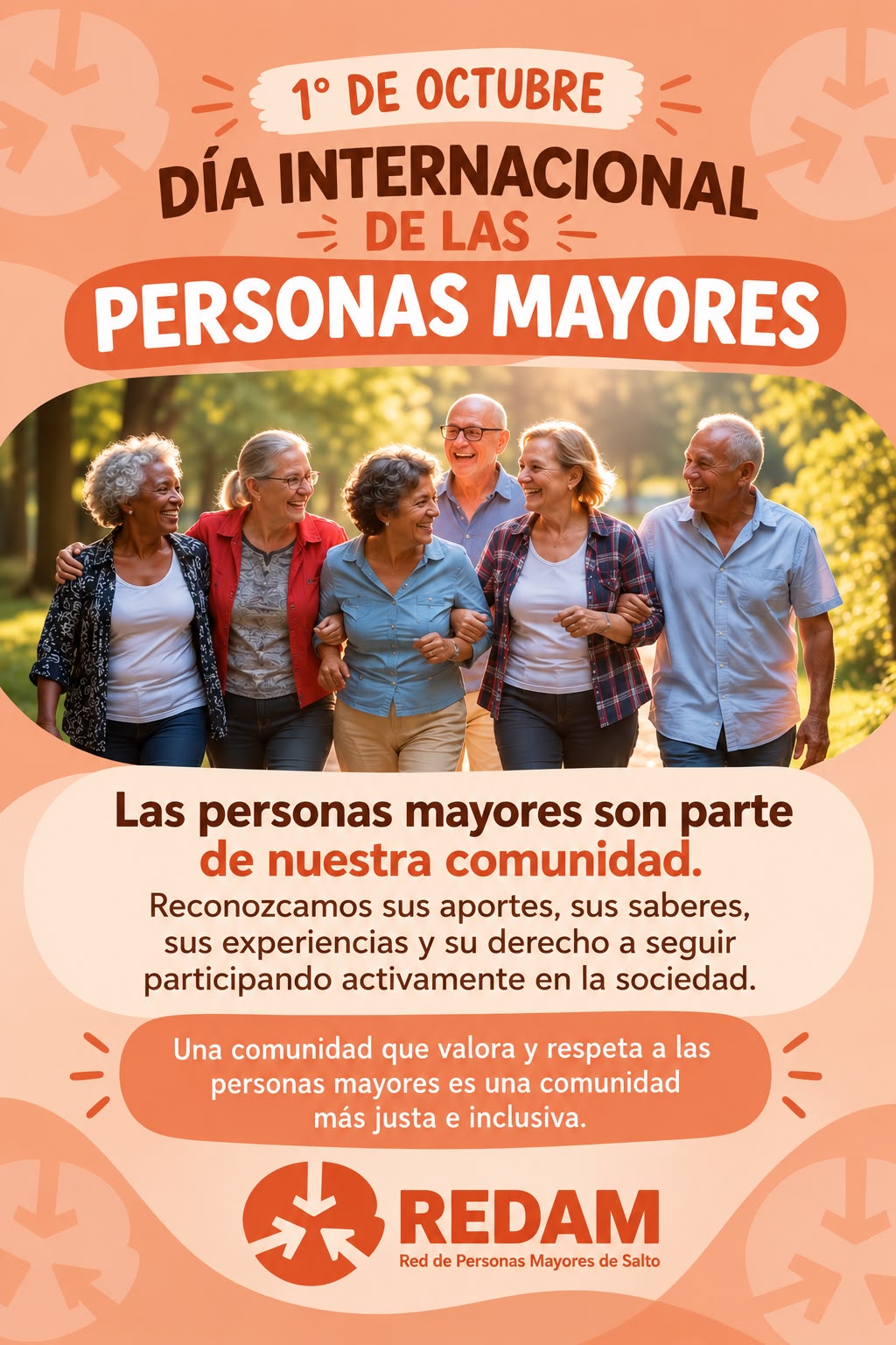 Red de Personas Mayores de Salto 1 de Octubre Día Internacional de las Personas Mayores Red de Personas Mayores de Salto 1 de Octubre Día Internacional de las Personas Mayores