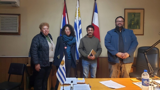 Junta Departamental de Salto: Recibimos a nintegrantes del Comité Consultivo Afro Indígena de Salto