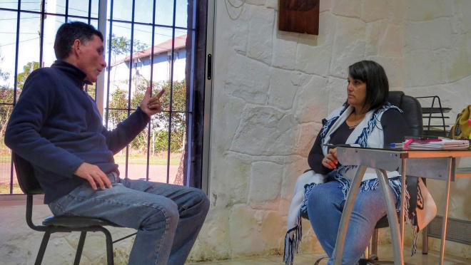 Álvaro Lima, Diputado Nacional: Reunión con la Alcaldesa interina en Colonia Lavalleja.