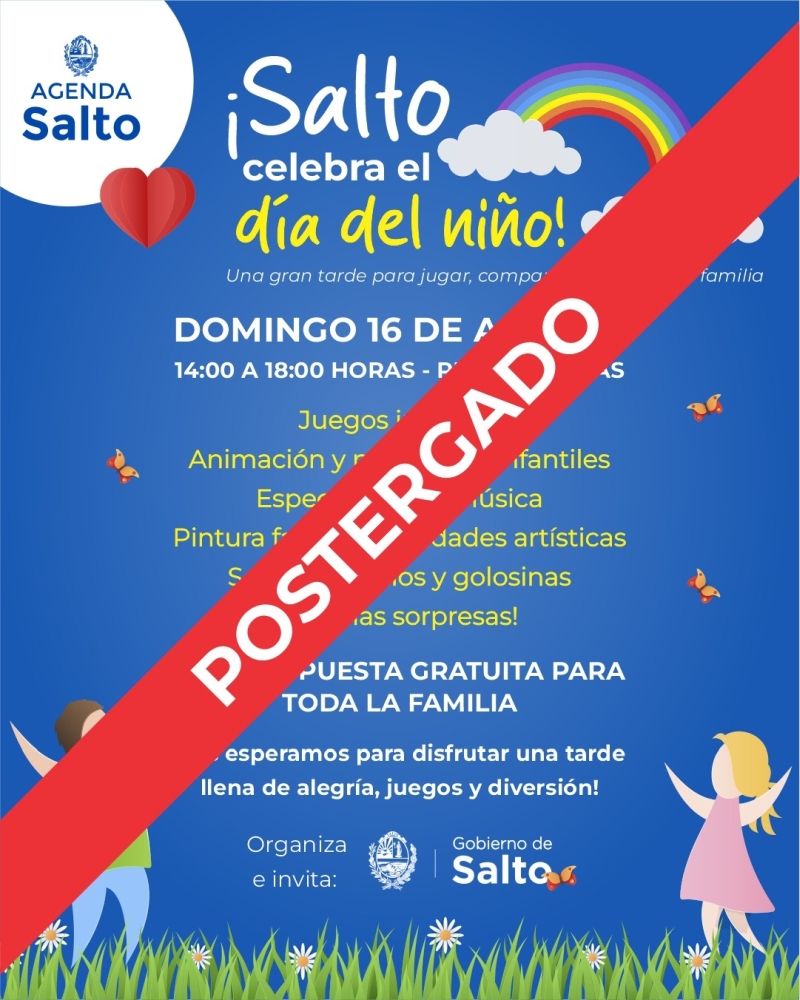 POSTERGACIÓN DE ACTIVIDAD POR PRONÓSTICO DE MAL TIEMPO