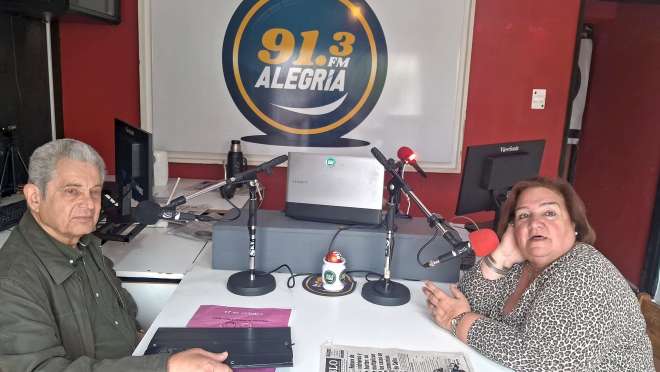 Estuvieron en la radio: Mariela Soto  Nestor Margall  AJUPENSAL