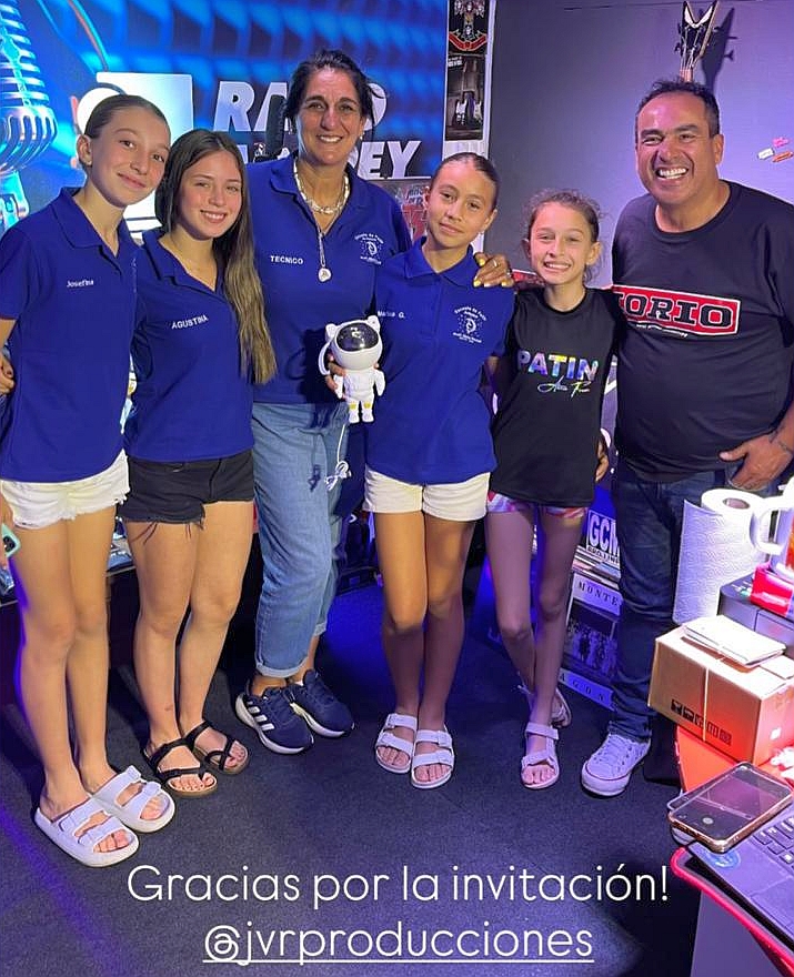 Estuvo Alicia Finozzi de la Escuela de patín artístico